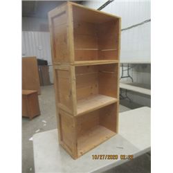 3 Wooden Crates