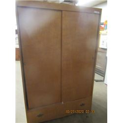 Wardrobe Closet w Bottom Drawer 72"H 48"W 23" D