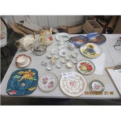 Vintae Teapot , Mini Tea Set, Collector Plates, Various China & More!