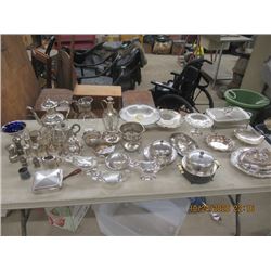Silverware, Serving Trays, Coffee & Tea Pots Covered Serving Dishes, S & P Plus More!