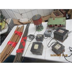 Various Toy Train Transformers, American Flyer, Jefferson , Marx & Tracks- Vintage