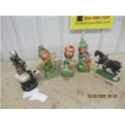 5 Decanters- 3 Hoffman Distributor- Musical Vintage