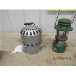 Vintage Coleman Lantern Mdl 335, & Heater