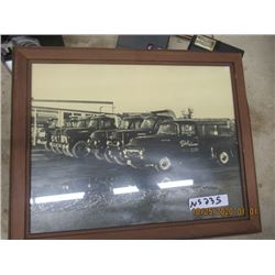 Framed Old Truck Photo- 17" x 21"