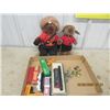 Image 1 : Toy Train Set, RCMP Stuffies & Marbles