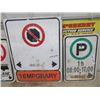 Image 2 : 3  Signs- Metal - Fire Lane, Parking & No Stop