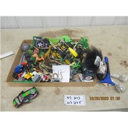 Various Toys, Jungle Animals, KiSS Stuffy, Some Cars Plus More!