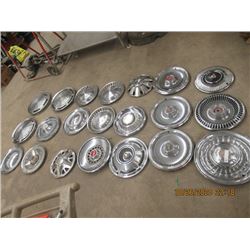 21 Hubcaps - Various Brands- Mainly Vintage