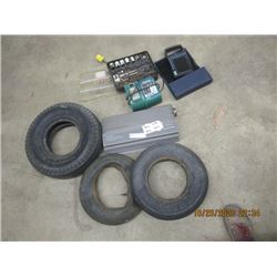 DC to AC Converter, Makita Charger, Dremel Accesories, Scanner, Utility / Trailer/Wheel Barrow Tire