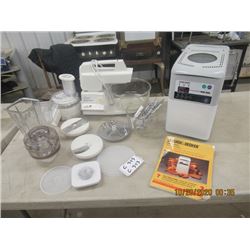 Oster Kitchen Mixer/Processor, & B & D Bread Maker