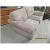 Image 2 : Microsued Loveseat- Light Brown
