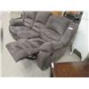 Image 3 : Microsuede Reclining Couch