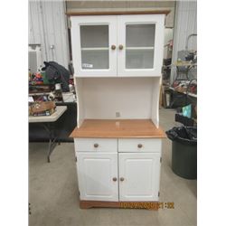 Stepback Kitchen Cupboard 72"H 32"W 20" -30" D