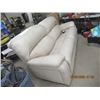 Image 2 : Ivory Leather Power Reclining Couch
