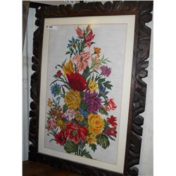 3 Pictures 1) Petite Point 30" X 42: 2) Pictures 17" x 39"