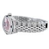 Image 7 : Rolex Ladies Stainless Steel Red Diamond Lugs & Sapphire Datejust Wristwatch