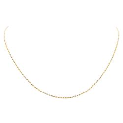 Twenty Inch Tri-color Rope Chain - 14KT Yellow, Rose, and White Gold