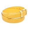 Image 3 : Louis Vuitton Yellow Epi Leather Skinny Classique Belt 85