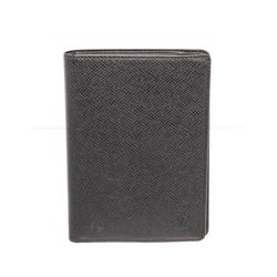 Louis Vuitton Black Taiga Leather Passport Holder Cover