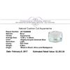 Image 2 : 8.58 ct.Natural Cushion Cut Aquamarine