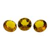 Image 1 : 12.71 ctw.Natural Round Cut Citrine Quartz Parcel of Three