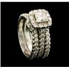Image 4 : 1.75 ctw Diamond Engagement Ring - 14KT White Gold
