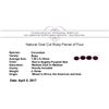 Image 3 : 4.19 ctw. Natural Oval Cut Ruby Parcel of Four