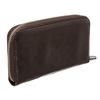 Image 3 : Emporio Armani Dark Brown Leather Zipper Wallet