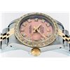 Image 8 : Rolex Ladies 2 Tone Salmon Diamond Oyster Perpetual Datejust Wristwatch