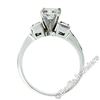 Image 6 : Estate 18kt White Gold 1.42 ctw GIA Certified Radiant Diamond Engagement Ring