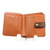 Image 7 : Louis Vuitton Brown Monogram Canvas Leather Compact Zippe Wallet