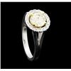 Image 4 : 1.25 ctw Diamond Ring - 14KT White And Yellow Gold
