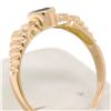 Image 2 : Vintage 18kt Rose Gold 0.68 ctw Sapphire and Diamond Ring