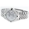 Image 6 : Rolex Mens Stainless Steel Meteorite Diamond And Emerald Datejust Wristwatch