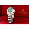 Image 8 : Rolex Ladies Stainless Steel Original Blue Vignette Diamond Datejust 26mm with B