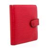 Image 3 : Louis Vuitton Rouge Epi Leather Porte Billet Compact Wallet