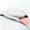 Image 9 : Rolex Stainless Steel Pink Diamond 36MM Datejust Wristwatch With Pink Leather St
