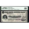 Image 1 : 1870-80's Reno NV Savings Bank Note PMG 40