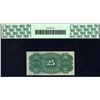 Image 2 : 25 Cent Fourth Issue Exceptional Blue Fractional Note PCGS 66PPQ