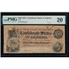 Image 1 : 1864 $500 Confederate States of America Note PMG 20