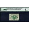 Image 1 : 10 Cent First Issue Fractional Note PMG 67EPQ