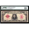 Image 1 : 1923 $10 Poker Chip Legal Tender Note PMG 20