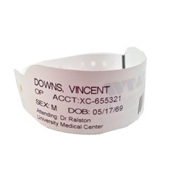 Sleepless Vincent Downs (Jamie Foxx) Hospital Bracelet Movie Props