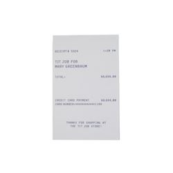 The Night Before Receipt Movie Props