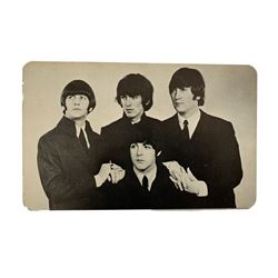 Beatles 1966 Postcard Signed