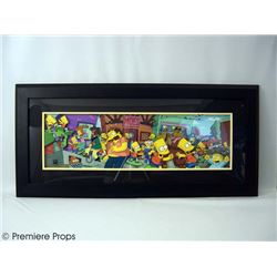 The Simpsons Movie Opening Sequence LE Hand Painted Cel Framed