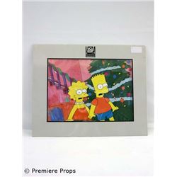 The Simpsons Original Hand-Painted Cel from Production