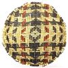 Image 1 : Native American Hopi Blue and Red Sifter Basket