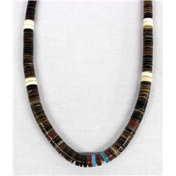 Vintage Navajo Sterling Heishi Choker Necklace
