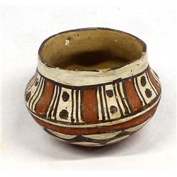 Historic Isleta Micaceous Clay Pottery Bowl